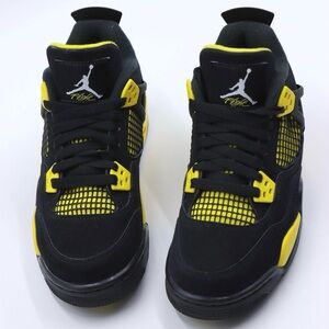 Air Jordan 4 Retro ‘Yellow Thunder’ 2023 -Men’s Athletic Shoes Sneakers